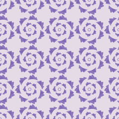geometric seamless ornament lavender palette
