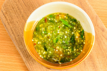 thai spicy seafood sauce