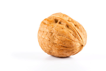 walnut isolated on white background