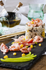 Rice with seafood