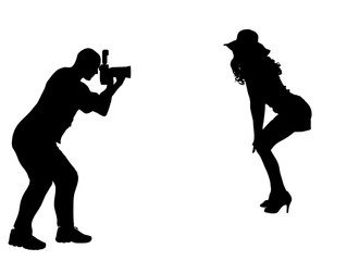 Silhouette photographer