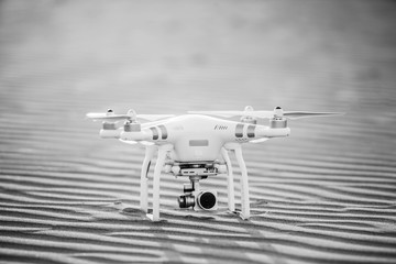 Luftaufnahme - Quadrocopter am Start