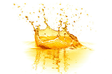 orange juice splash