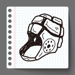 helmet doodle