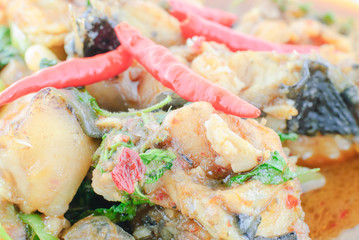 Spicy Fried Stir Catfish