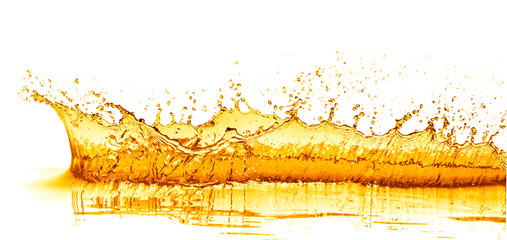orange juice splash