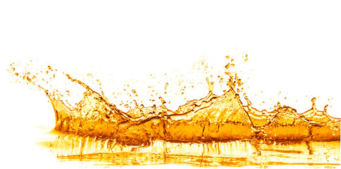 orange juice splash