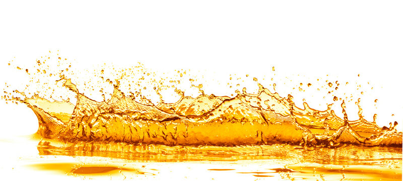 orange juice splash