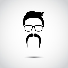 Retro gentleman. Vector illustration.