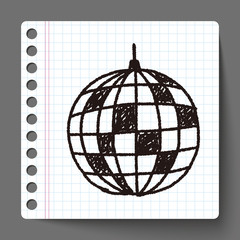 disco ball doodle