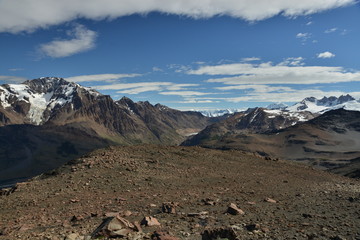 Panoramic View of  Los Glaciares National Park, El Chalten, Argentina.