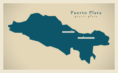 Modern Map - Puerto Plata DO