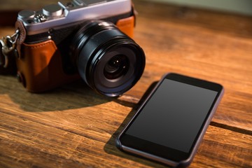 A beautiful brown fashioned camera
