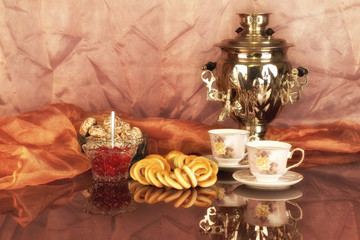 Fototapeta premium Tea Still Life