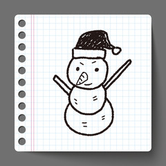 snowman doodle