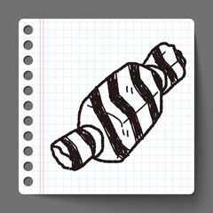 Christmas gift doodle