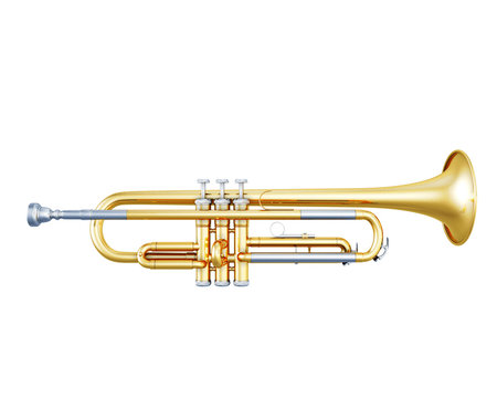 Trumpet side view