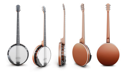 Banjo views from different angles