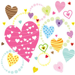 Hearts Shape Patterns