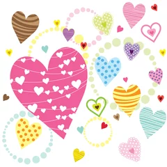 Tafelkleed Hearts Shape Patterns © Leeyenz
