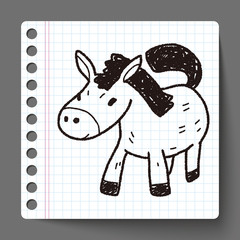 horse doodle