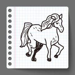 horse doodle