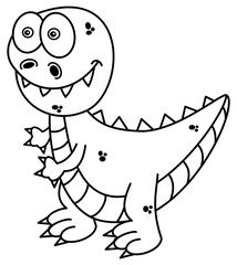 dinosaur for coloring