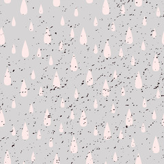 vector illustration of rain drops pattern