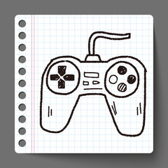 game controller doodle