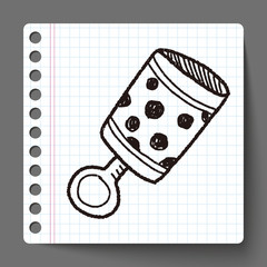baby rattle doodle