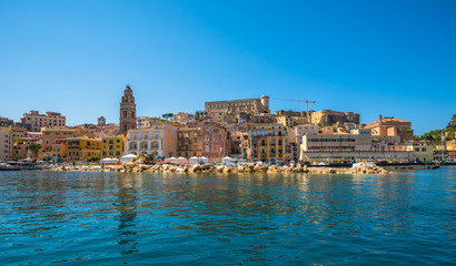 View of medieval town of Gaeta, Lazio, Italy