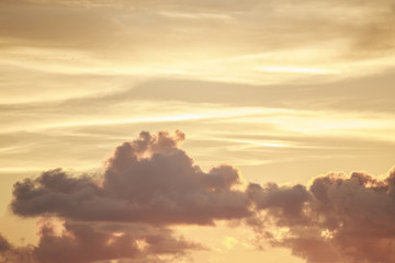 Bueatiful sunset sky