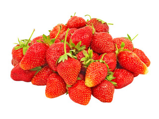 Fresh strawberry.Isolated.