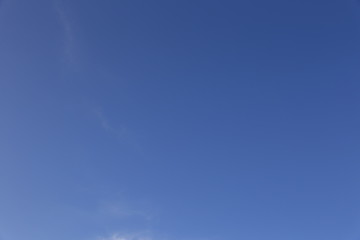 Obraz premium Real blue sky only no cloud(No adjustment) 