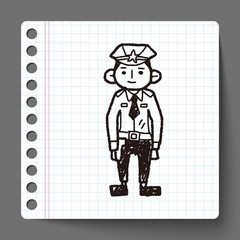 police doodle