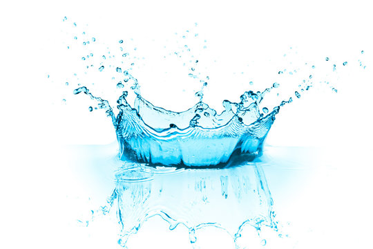 turquoise water splash