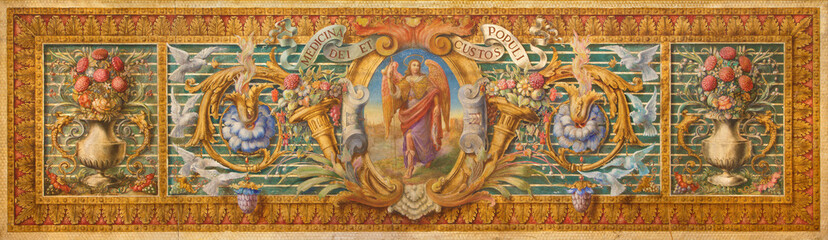 Cordoba - paint on altar in Basilica del Juramento de San Rafael
