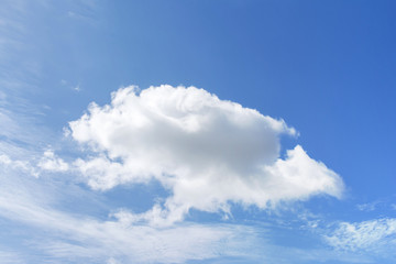 Naklejka na ściany i meble big one cloud on blue sky