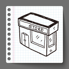 shop store doodle drawing