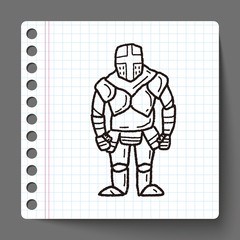 knight doodle