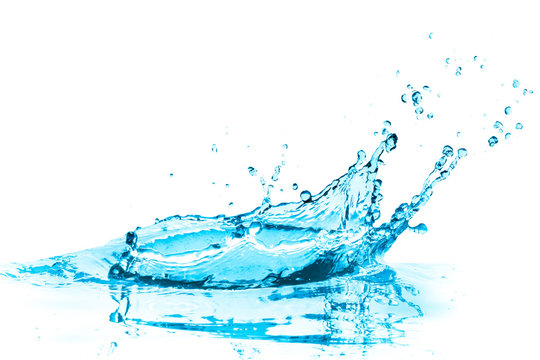 turquoise water splash