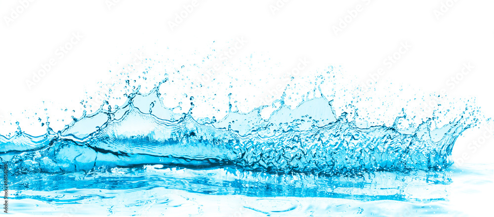 Wall mural turquoise water splash