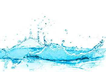 Fototapeta na wymiar turquoise water splash