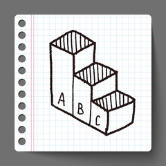 infographic chart doodle drawing