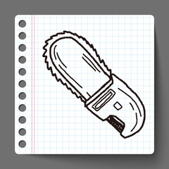 chainsaw doodle