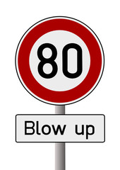 80 Blow up