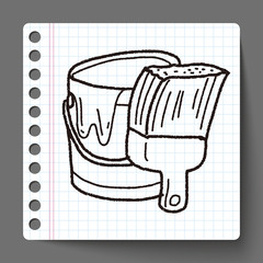 paintbrush doodle