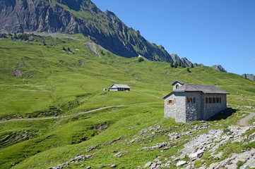 Pragelpass, Passh&ouml;he mit Kapelle