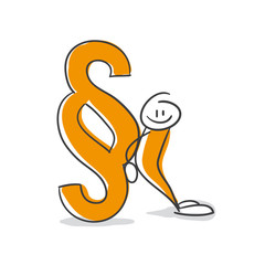 Strichmännchen Serie Pumpy / Recht