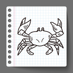 Crab doodle